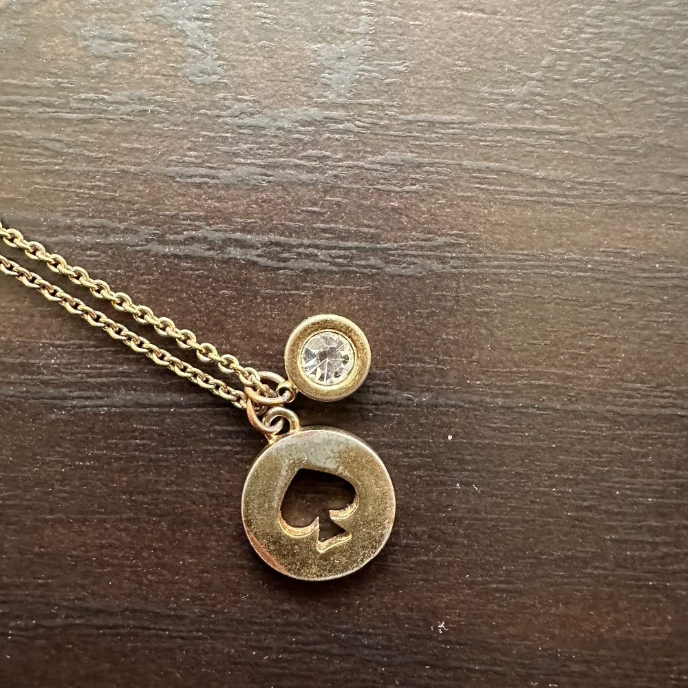 Kate Spade New York Fake Gold-Plated Pendant Necklace